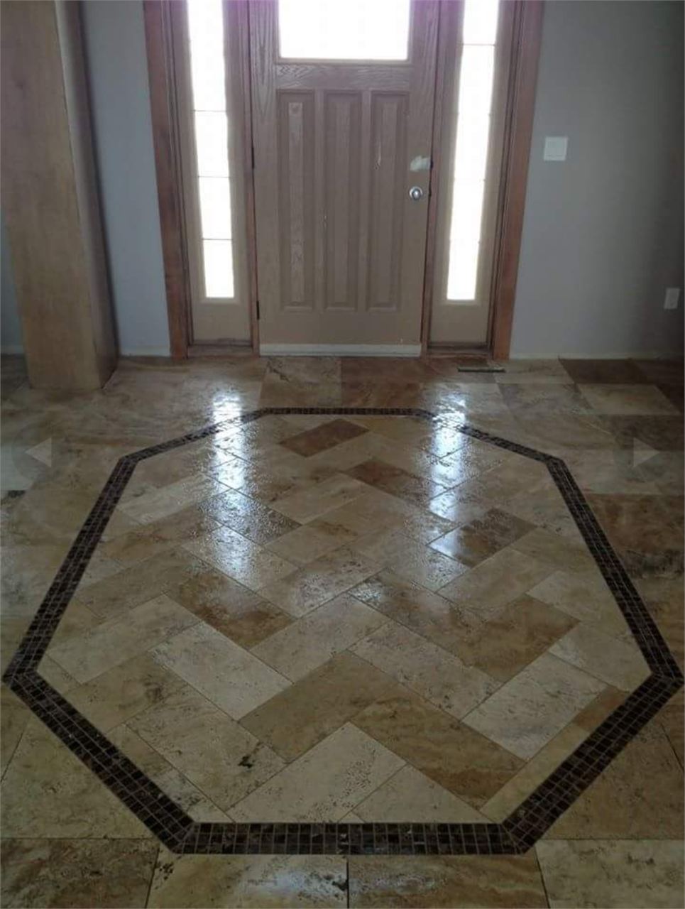 Custom tile installation by CLEAR-CUT TILE, project 2
